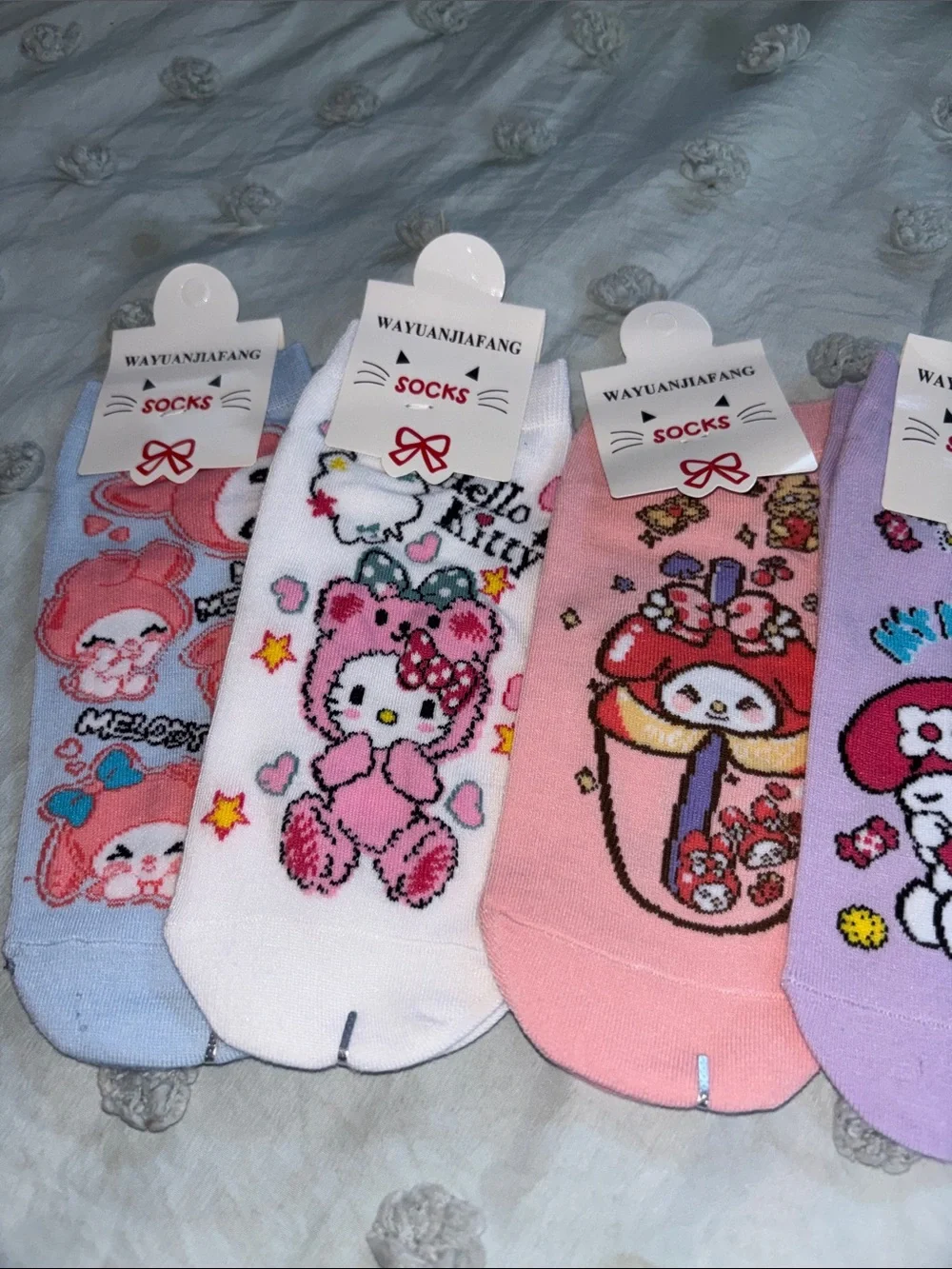 My Melody Assorted Color Low-Cut Socks - 5 Pack